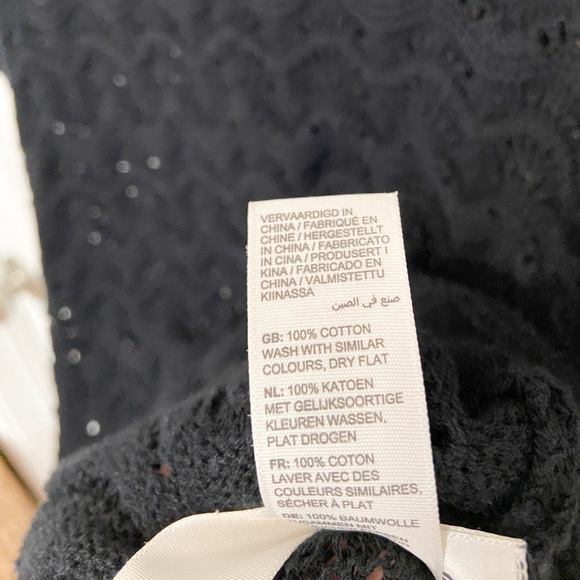 Fat Face Crochet Vienna 100% Cotton Knit Short Sleeve Blouse Top - Picture 10 of 11